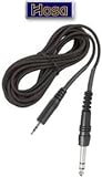 HOSA STEREO 3.5mm (M) - STEREO 1/4' PHONE (M), 3 ft.