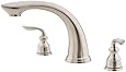 Pfister Avalon 2-Handle Roman Tub Trim, less Hub & Handles, Brushed Nickel