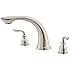 Pfister Avalon 2-Handle Roman Tub Faucet, Brushed Nickel