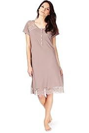 Per Una Modal Blend Floral Lace Swing Minishirt