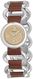 Fossil ES1767 Stainless Steel Ladies Analogue Leather & Stainless Steel Strap Watch