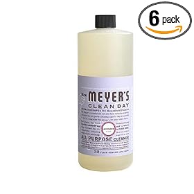 Mrs. Meyer's Clean Day All Purpose Cleaner, 32-Ounce Bottles (Case of 6)