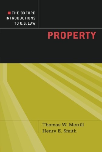 The Oxford Introductions to U.S. Law: Property