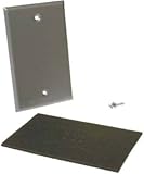 Raco #5173-5 Grey WP 1G BLNK Cover