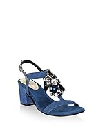 MARTINA BLUE Sandalias de tacón 16-5501NV (Azul Marino)