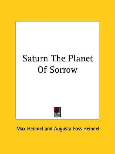 Saturn The Planet Of Sorrow under The Books Store