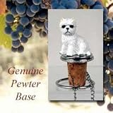 NEW! Westie Cork Bottle Buddy Wine Stopper