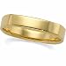 14K Yellow Gold Square Comfort Fit Band - 6mm