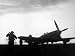 World War II, a British Fighter Pilot Running Toward His Plane During the Battle of Britain, 1940 Photographic Poster Print, 12x9