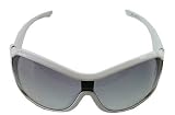 $310 Gucci 2918 Oversize Sunglasses White Gray Lens