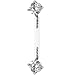 Clear Cubic Zirconia Bioplast Intimate Piercing