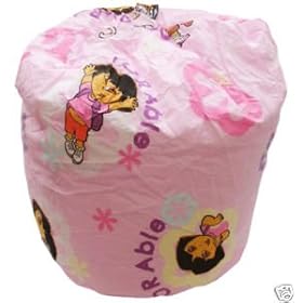 Brand New DORA ADORABLE PINK Filled Beanbag