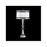 Jasmine 13.5 One Light Table Lamp in Silver Leaf