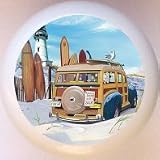 Surfboards Woodie Woody StyleIII Surfing Beach Sandy Surf Drawer Pull Knob