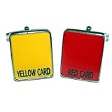 Football Referee Red & Yellow Card Cufflinks