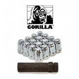 Gorilla Automotive 21132HT Small Diameter Acorn Chrome 4 Lug Kit (12mm x 1.50 Thread... by Gorilla