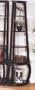 Coaster Unique Design Bookcase Storage Corner Shelf, Espresso Finish
