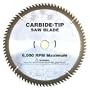 100 Tooth 10" Carbide TIP SAW Blade