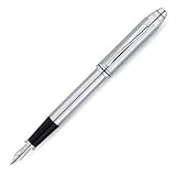 Cross Townsend Lustrous Chrome w/ stainless steel nib Extra Fine Point Fountain Pen - 536-XS