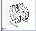 Prevue Pet Products Ferret and Rat Exercise Wheel 9 in
