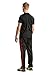 CONVERSION Mens Athletic Sports Pants (Black/Red)L