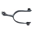 Stainless Walking Horse Spurs with Rowl and Offset Shank