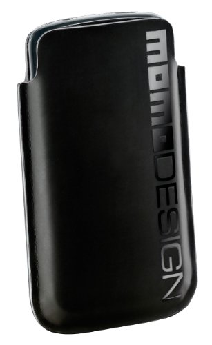 Cellular Line MOMO universal Smartphone Tasche f&uuml;r iPhone 4S, Samsung Galaxy S I9000 Gr&ouml;&szlig;e L (Breite 6,3cm x H&ouml;he 11,5cm) schwarz