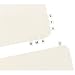 Permanent Alphabetical Index Tabs, A-Z Side, 1 x 7/16, White, 104/Pack RET31005