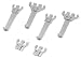 Spectre 4598 Pro-Wire Chrome Loom Set
