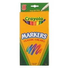 BIN587709 - Classic Colors Non-Washable Waterbased Markers