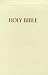 Book KJV Pew Bible: White Gold
