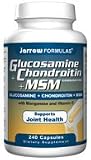 Jarrow Formulas Glucosamine + Chondroitin + MSM 240 Capsules Joint Support