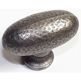 Oval Knob - Warwick Oval Pull in Pewter