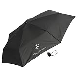 Mercedes Benz Urban Auto Open Black Mini Umbrella
