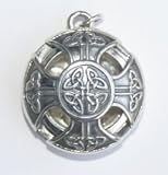 Aromatherapy Diffuser Jewelry - Scent Chamber Celtic Cross, sterling silver