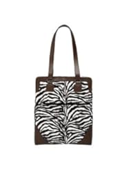 Lawn & Patio: Picnic Gift Le Tote - Silver Zebra Print - Primeware, Inc.