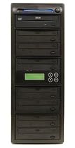 Produplicator 7 Burner 20X DVD CD Duplicator Machine (Standalone Audio Video Copy Tower, Disc Duplication Device)