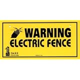 Fence: Warning Sign