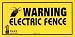 Fence: Warning Sign