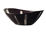 Dale Tiffany GA80087 Black line Decorative Bowl, 13-1/2-Inch by 4-1/2-Inch
