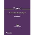 Almand in B-flat Major Sheet Music