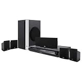LG HR 353 SC Heimkino-System mit 80 GB Festplatte (HDD Recording, DivX-zertifiziert) schwarz/silber - 