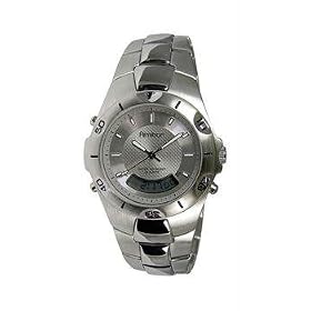 Armitron Mens Watch 201799SIL Quartz Movement Mineral Crystal Stainless Steel Case Stainless Bracelet New