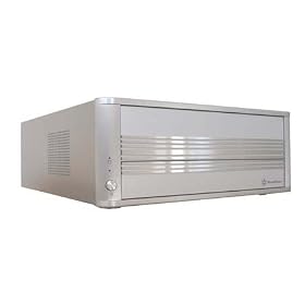 SilverStone Lascala LC01S (SST-LC01-S)- Silver Aluminum Computer Desktop/HTPC (Home Theater PC) Case (Accept STANDARD size ATX M/B)