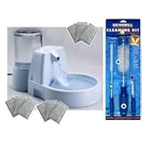 Drinkwell Fountain 50oz Reservoir 3 Cleaning Brushes 10 Filters