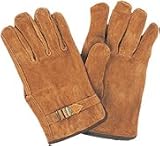 BROWN SPLIT DR GLV W/PULL Small
