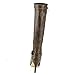 DE BLOSSOM COLLECTION NANCY-21X Women Pointy Toe Buckle Strap Side Zip Knee High Stiletto Boot