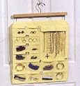 Hagerty 19888 Hanging Jewelry Keeper Includes Hanger, Tan