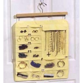 Hagerty 19888 Hanging Jewelry Keeper Includes Hanger, Tan
