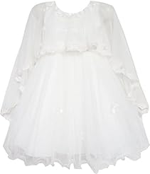 Girls Polyester/Tulle Lace Flower-Girl Dress/Wedding Dress 